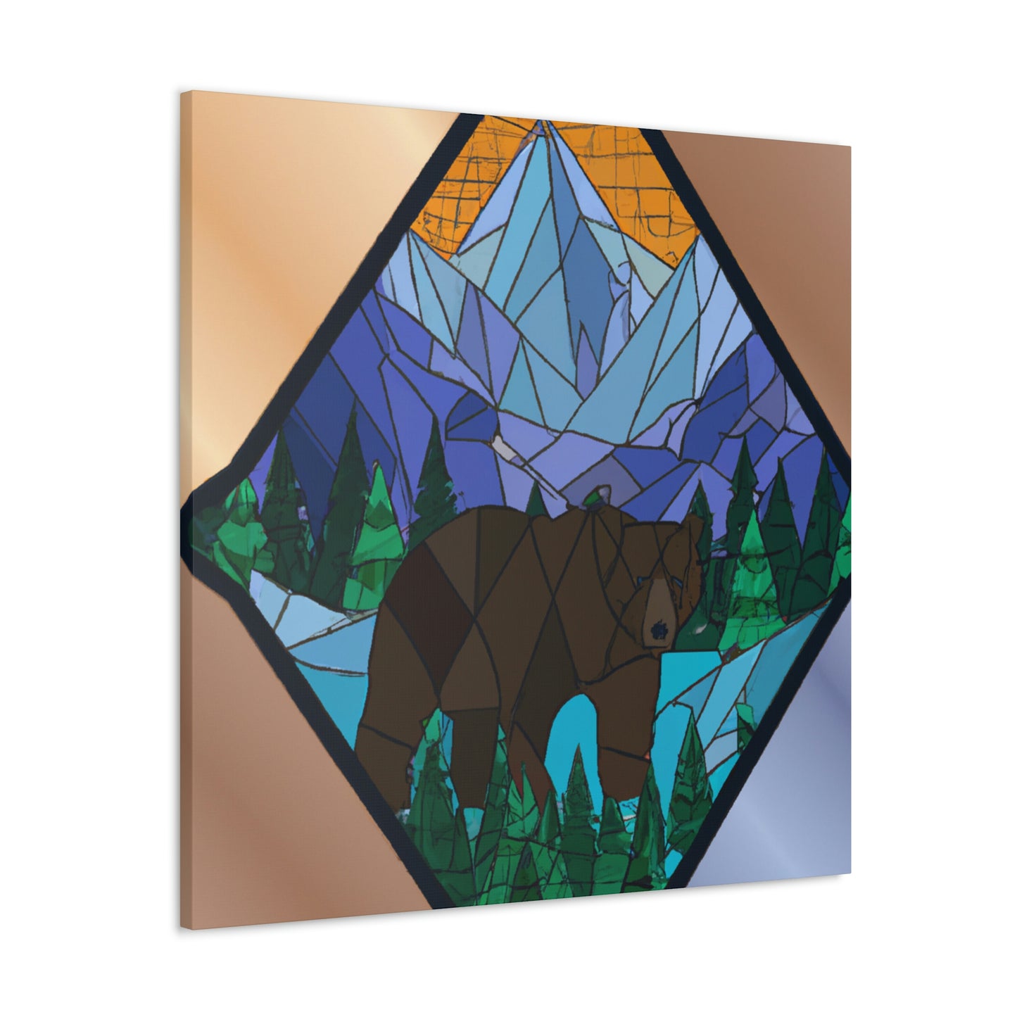 "Bears of Art Deco" - Canvas