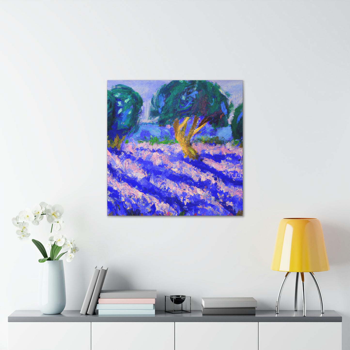 "Lavender in Expressionism" - Canvas