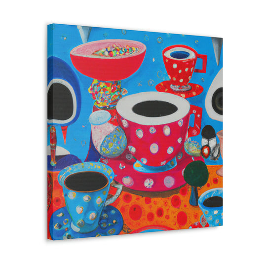 "Tea Cups in Turmoil" - Canvas