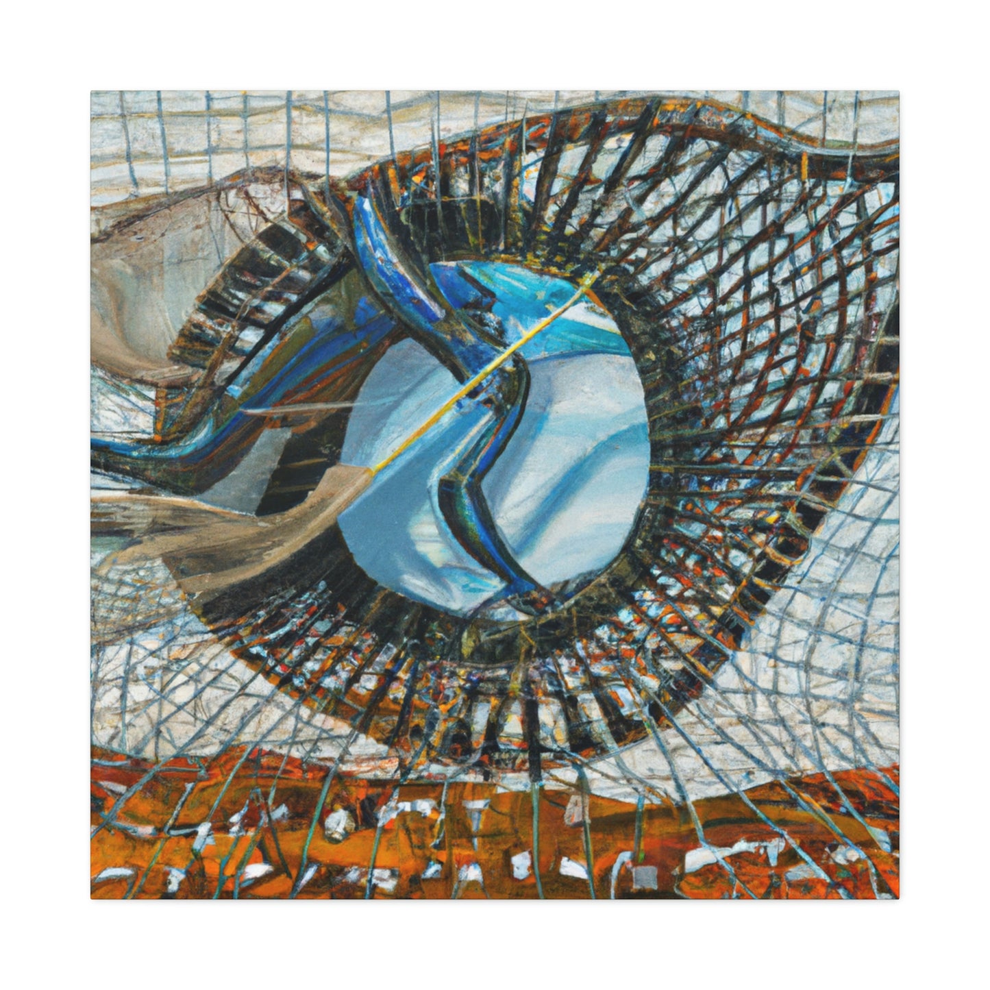 Fishing Nets Elegance - Canvas