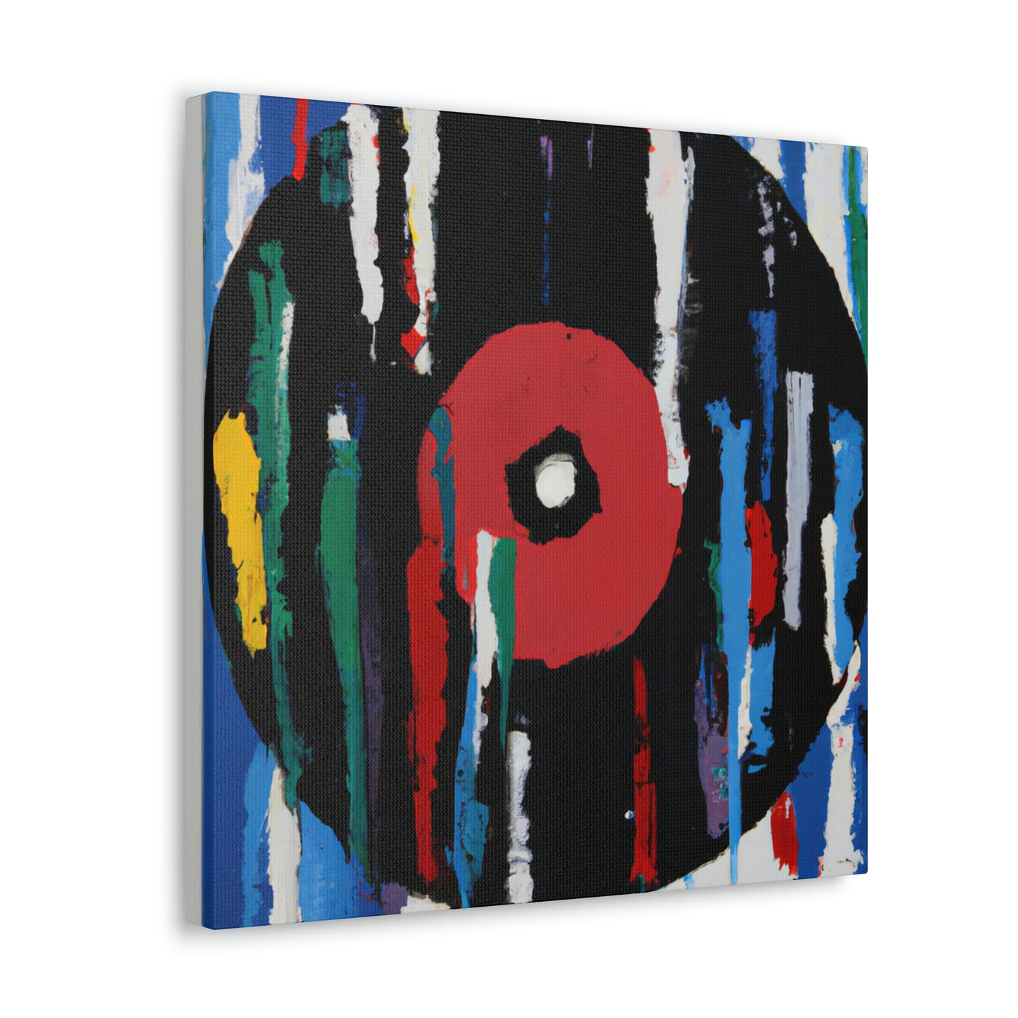 Spinning Vinyl Expressionism - Canvas