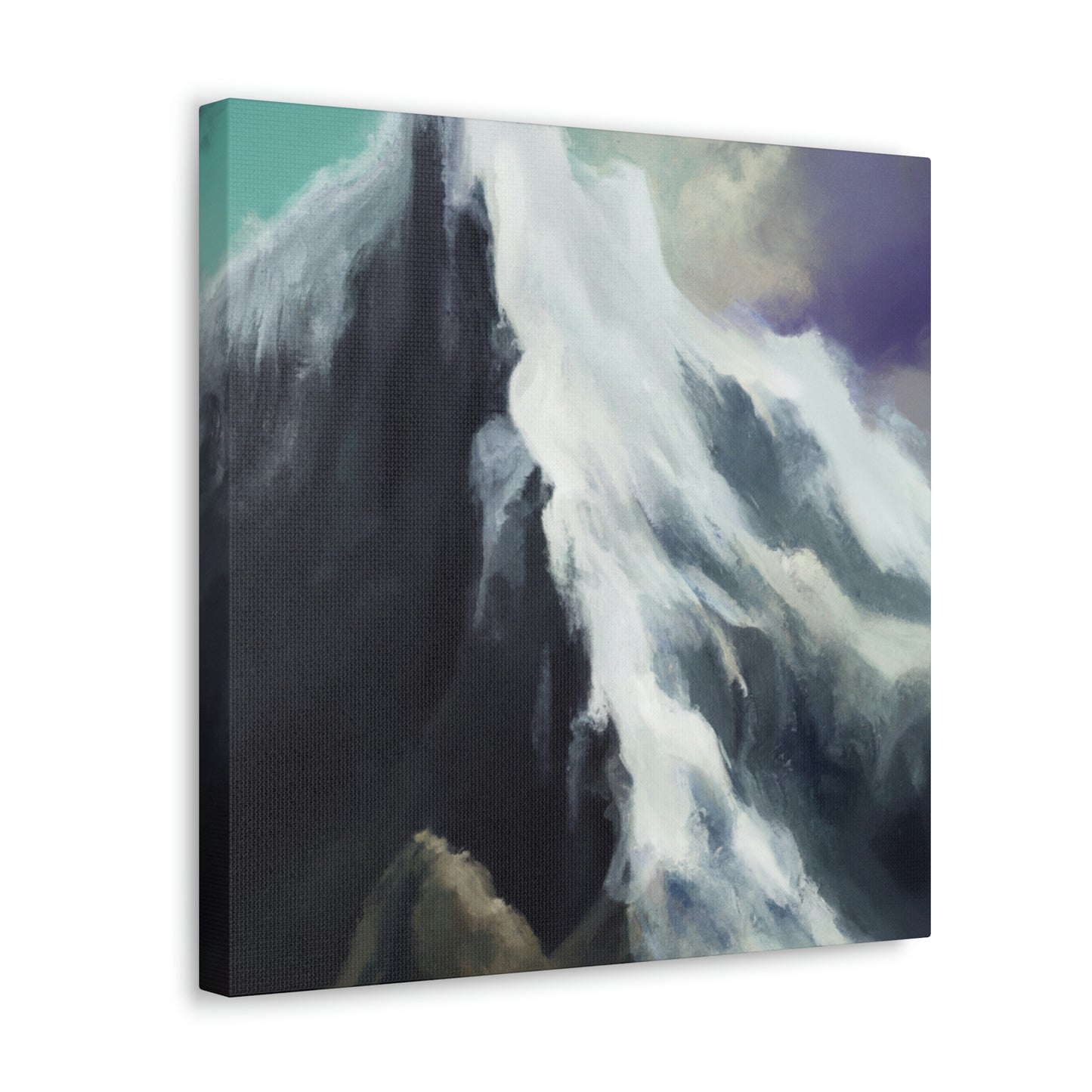 "Snowy Mountain Majesty" - Canvas