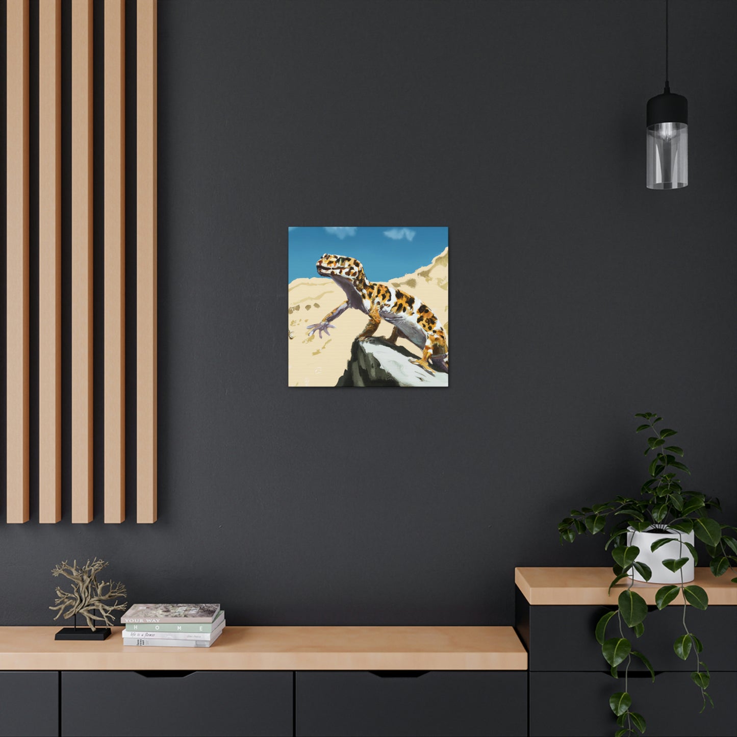 Leopard Gecko Elegance - Canvas