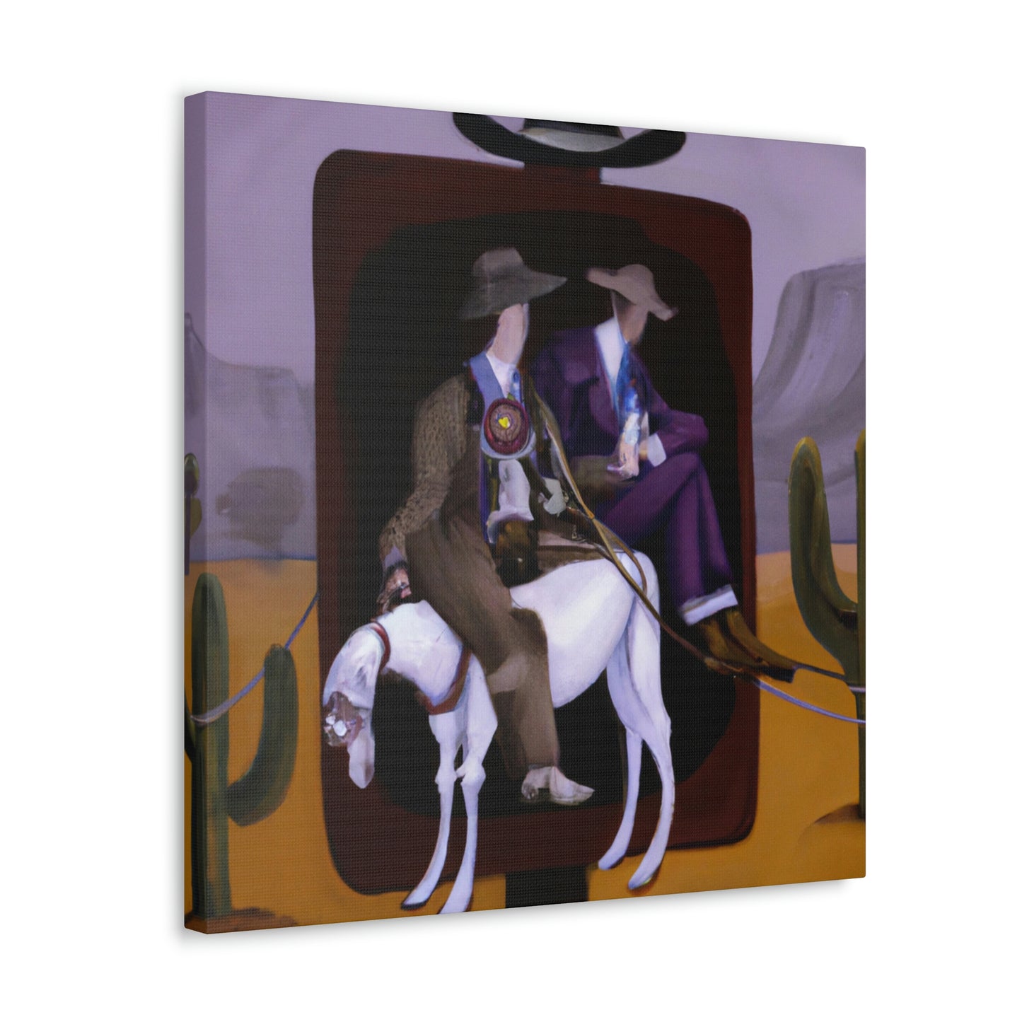 Hitching Post Oasis - Canvas