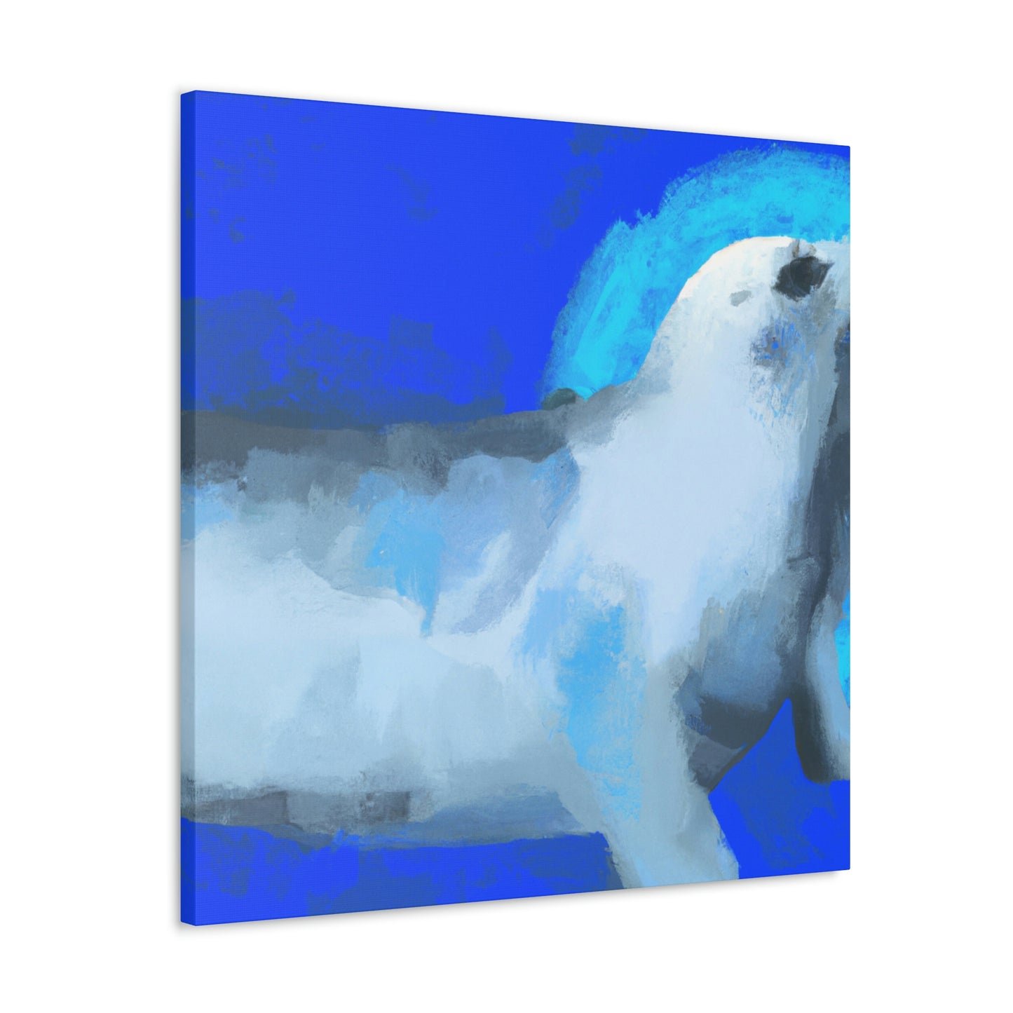 "Harp Seal in Expressionism" - Canvas