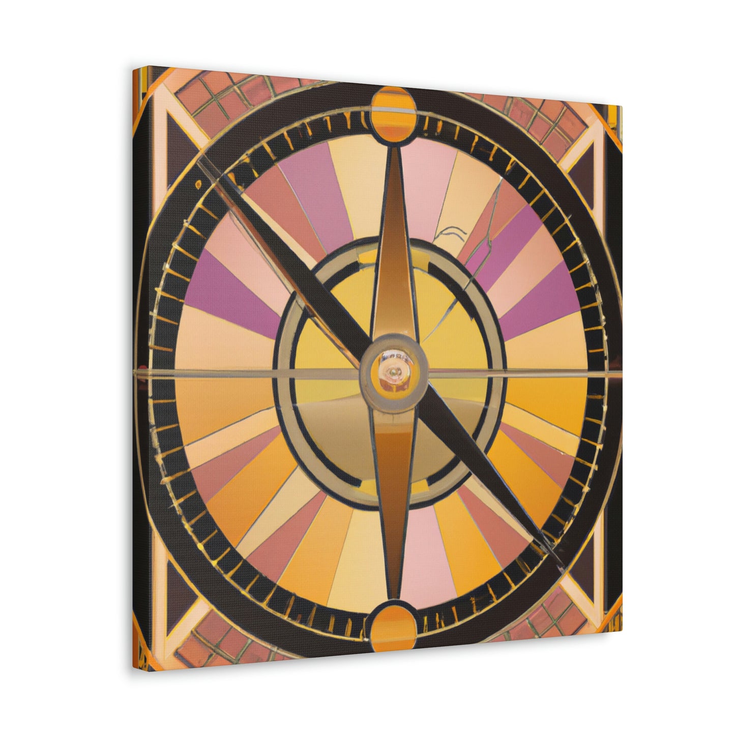 "Compass of Art Deco" - Canvas