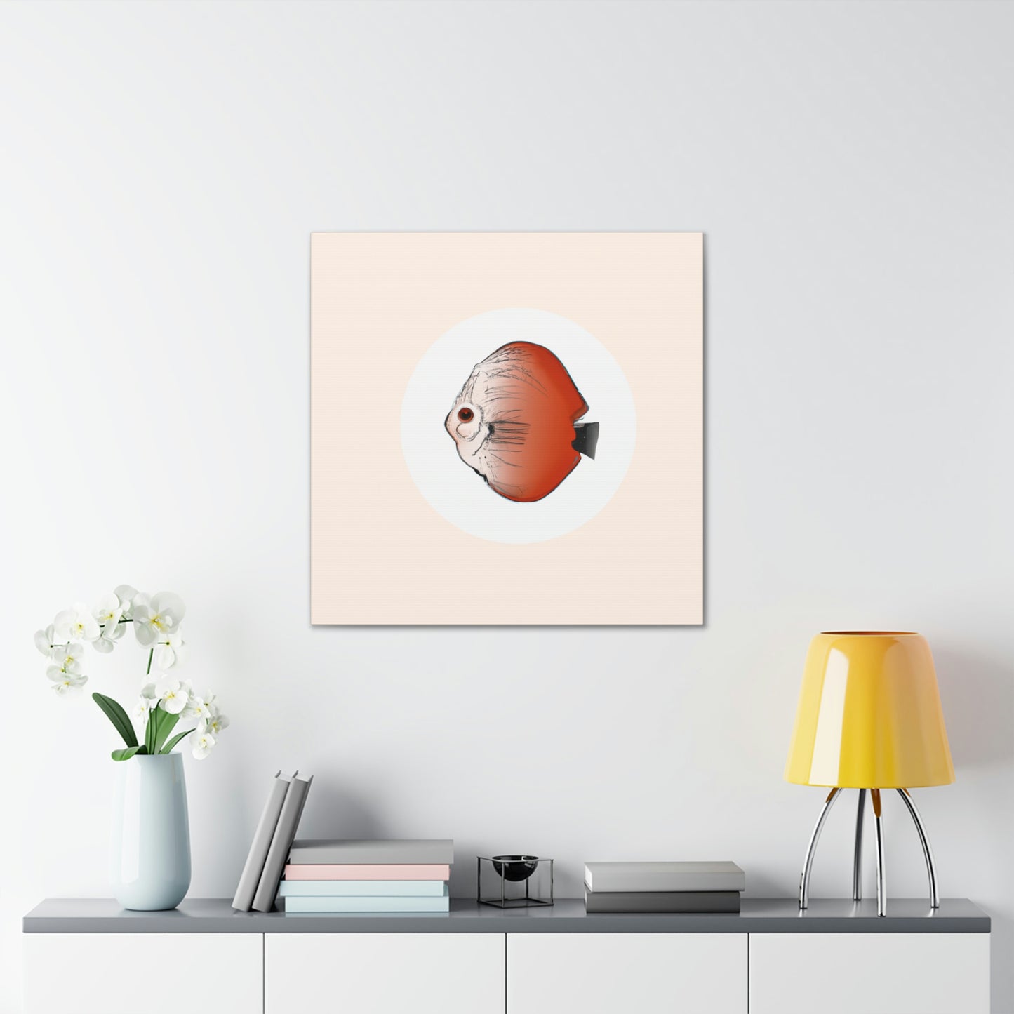 Serene Sunlit Discus - Canvas