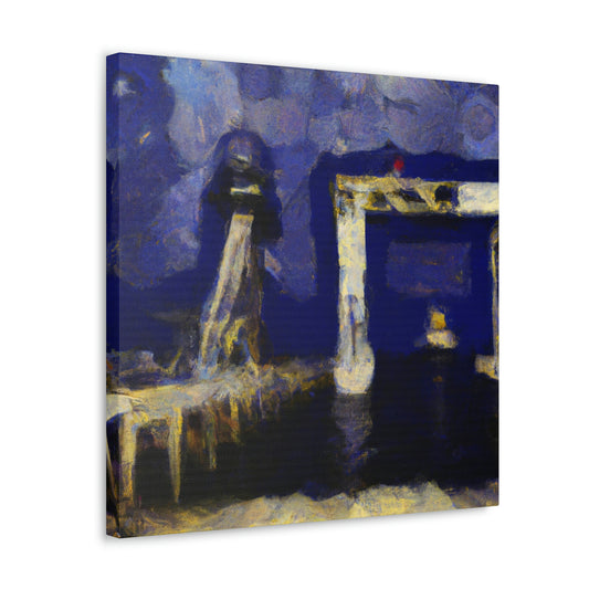 Pier in Expressionism - Canvas