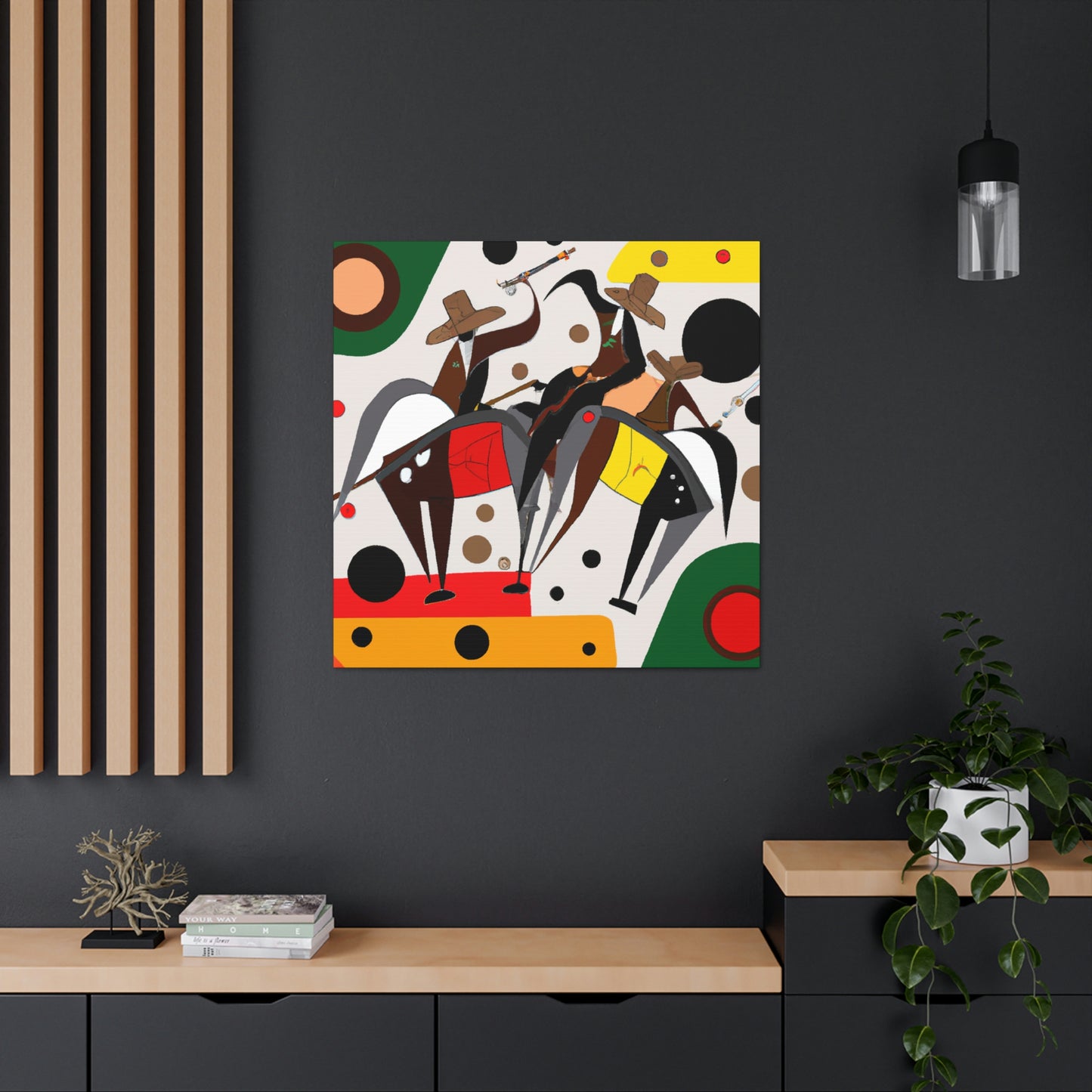 Western Cattle Herd - Canvas