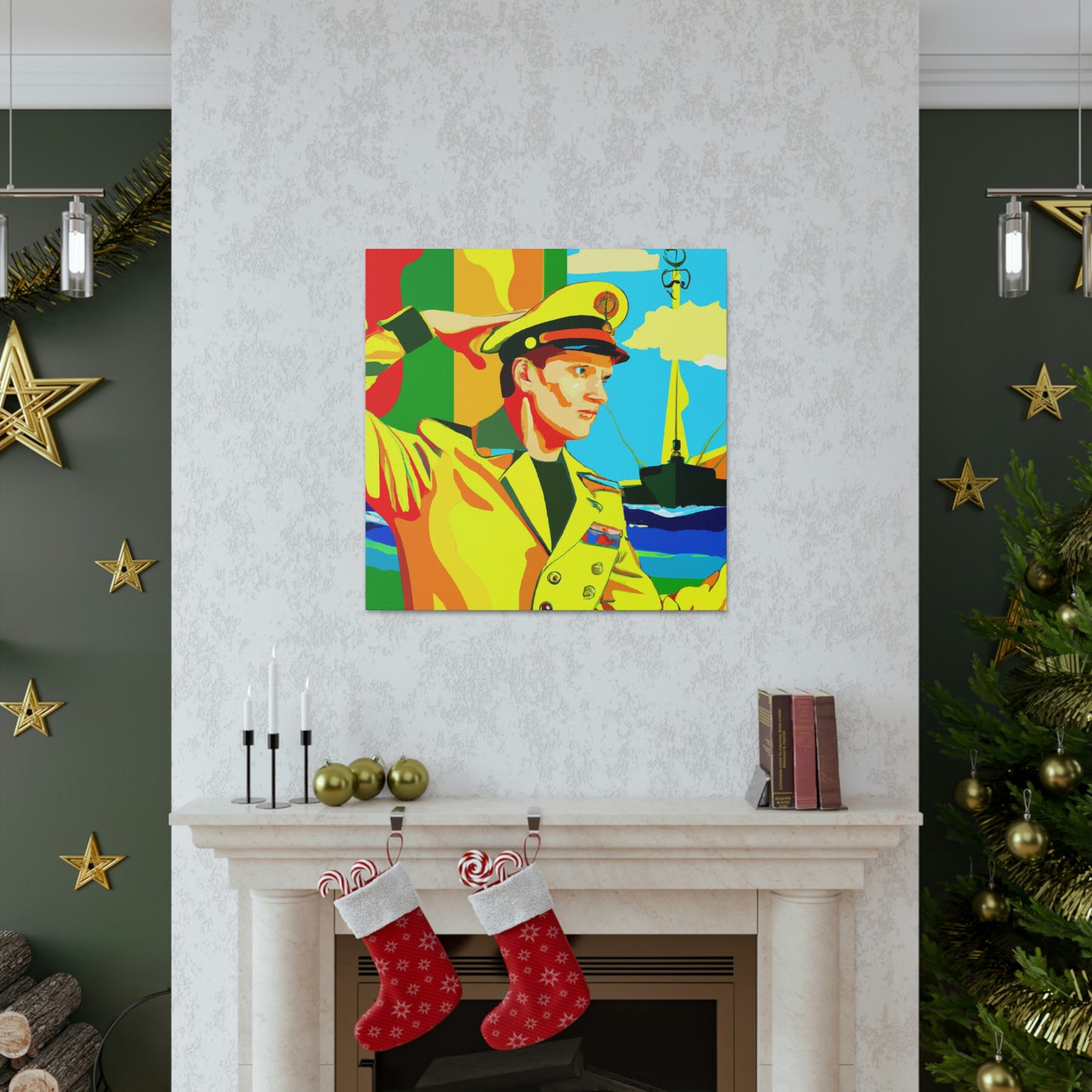 Marines in Pop Art - Canvas