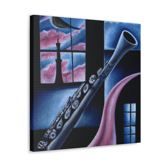 Clarinet in the Clouds - Canvas