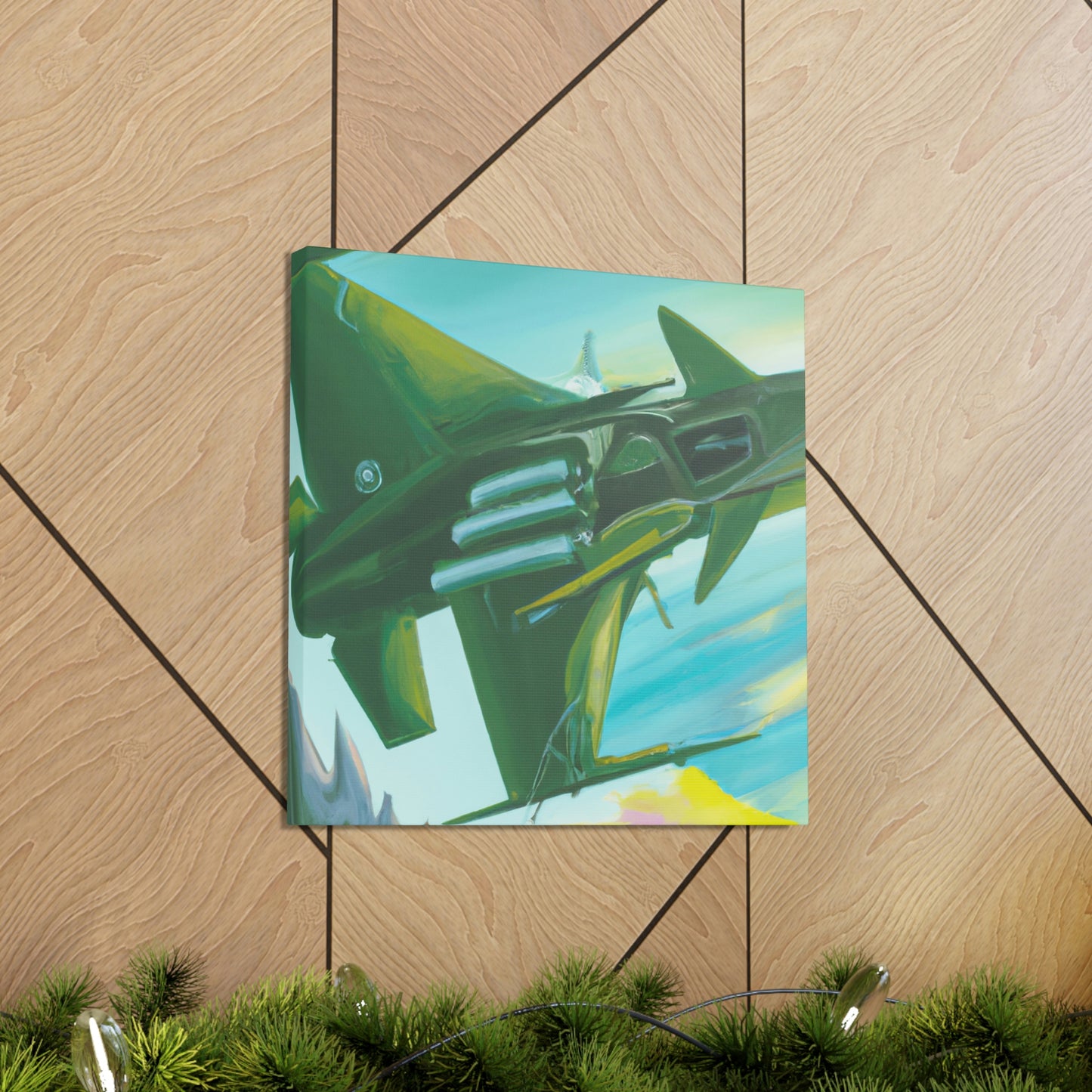 Jet Fighter Surrealism - Canvas