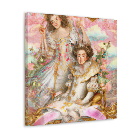 Elegant Lady Flourish - Canvas