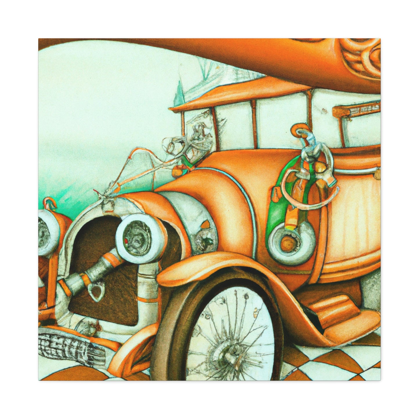 "Automobile Musing Dreams" - Canvas