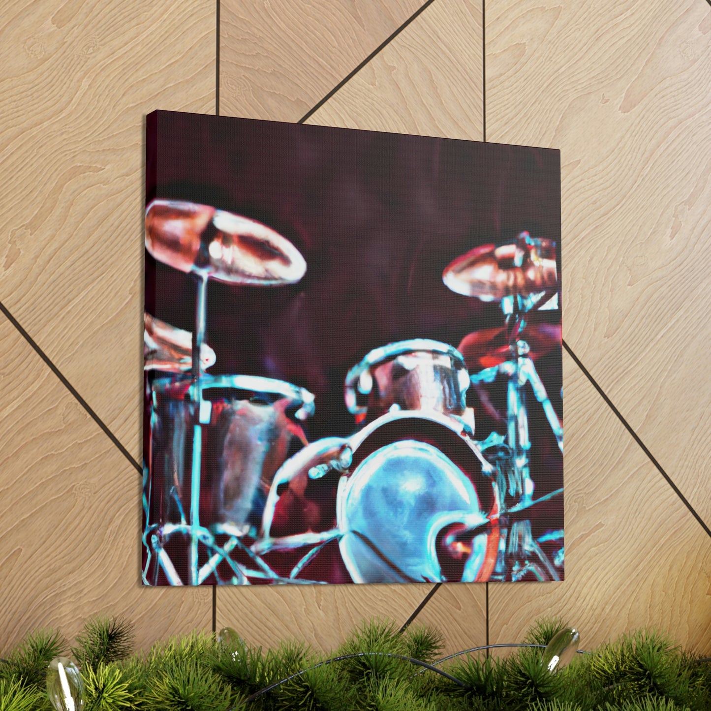 "Rock the Drum Set" - Canvas