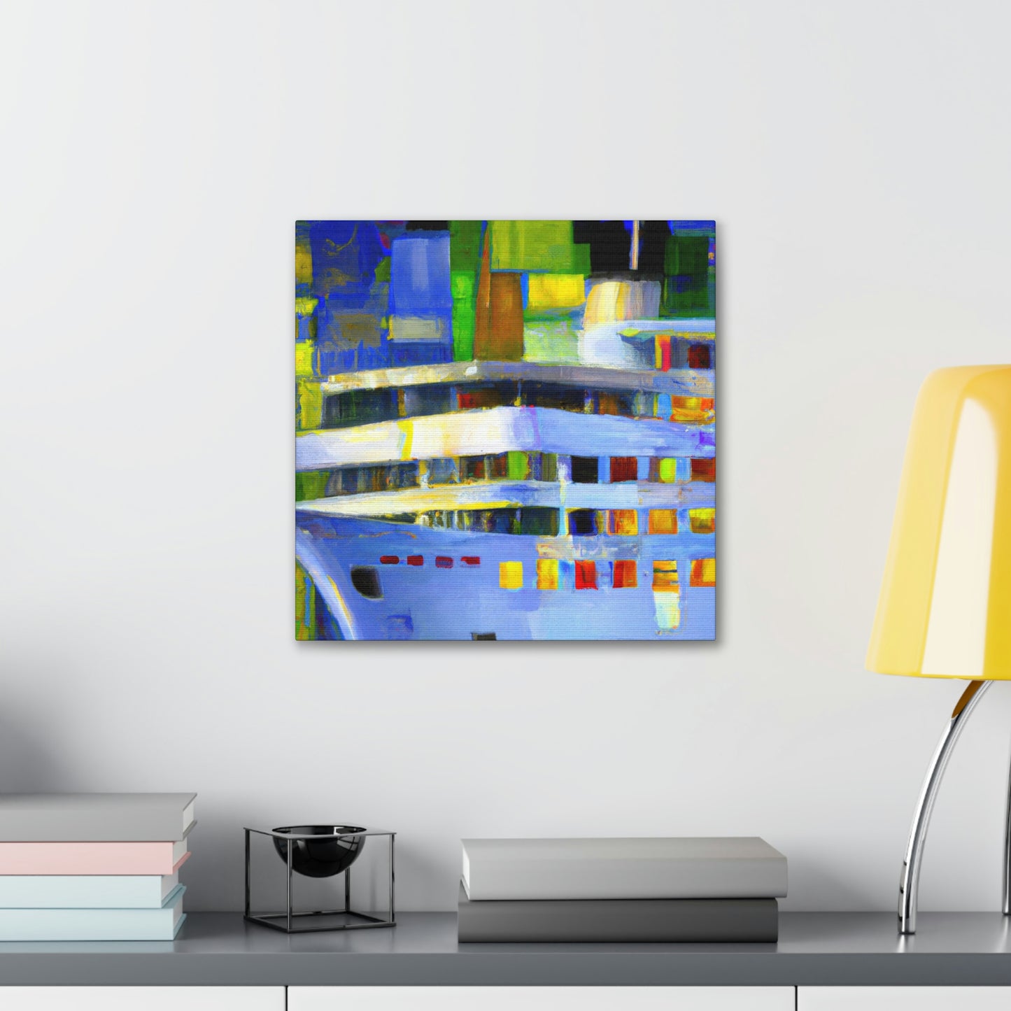 Cruise Ship Abstraction - Canvas