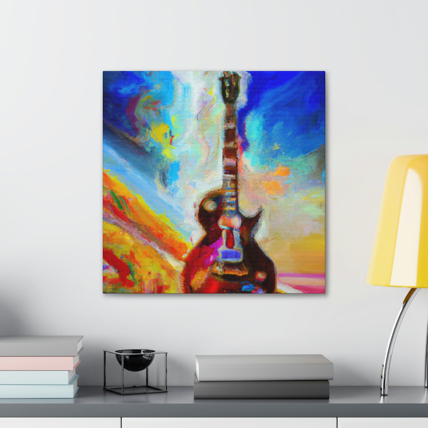 Gibson in Abstract Forms - Canvas