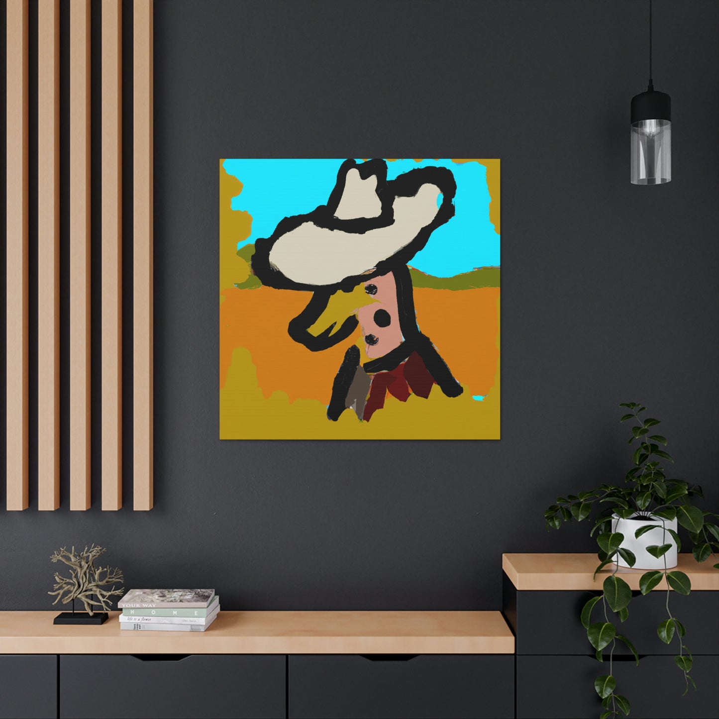 "Cowboy Western Concept” - Canvas