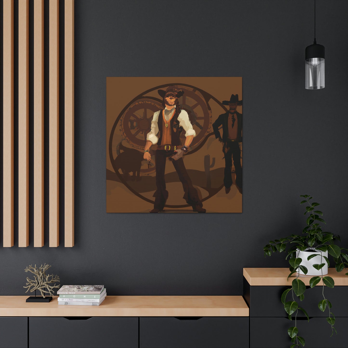 Ranch Hand Steampunked - Canvas