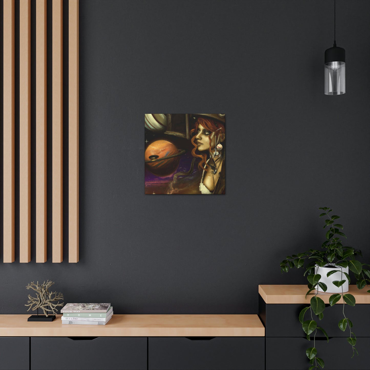 Venus in CogsDress - Canvas