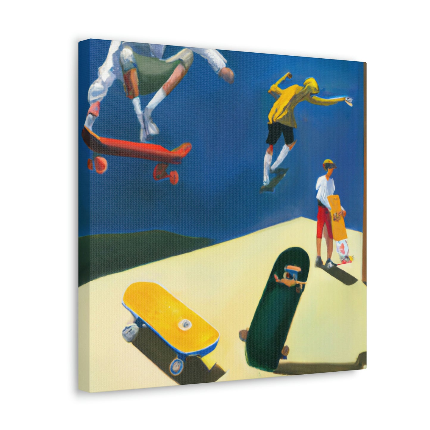 Skateboarding Dreamscape - Canvas