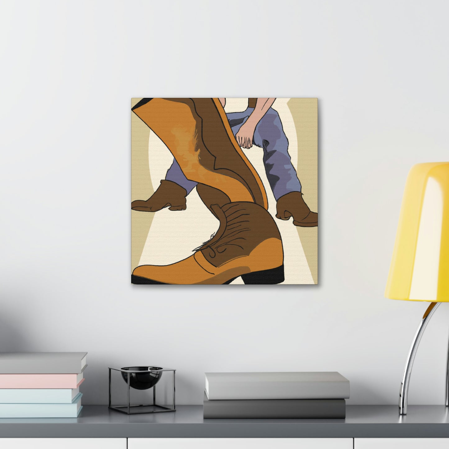 "Boots in Neoclassicism" - Canvas