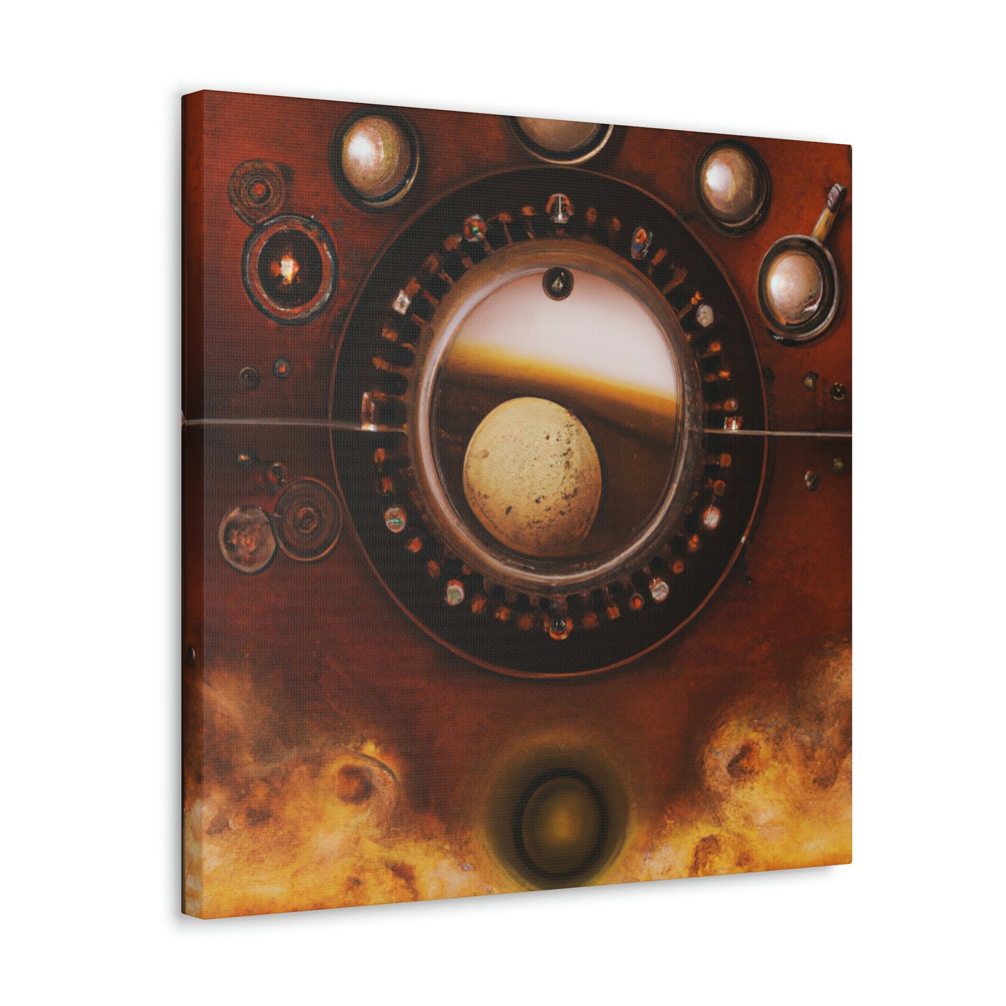 Mars of Clockwork Clock - Canvas