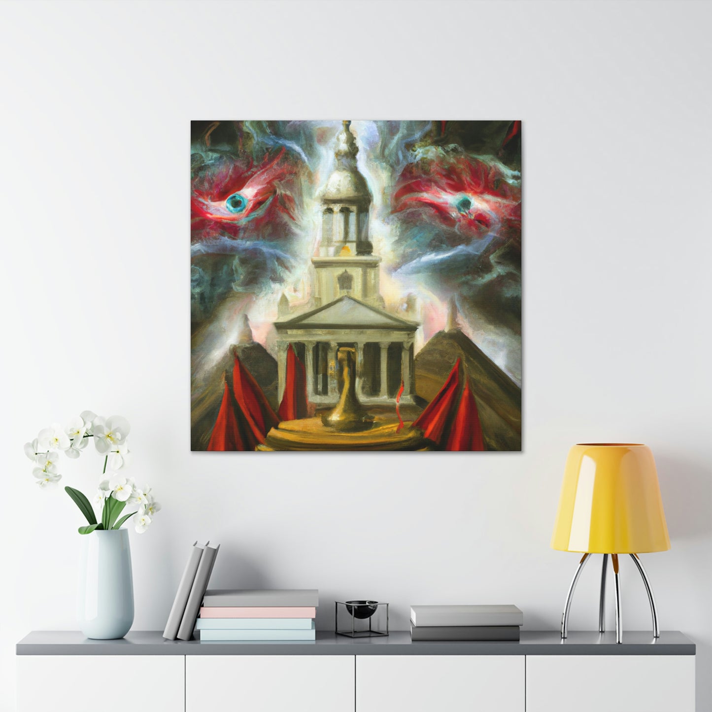 Independence Hall Surreal. - Canvas