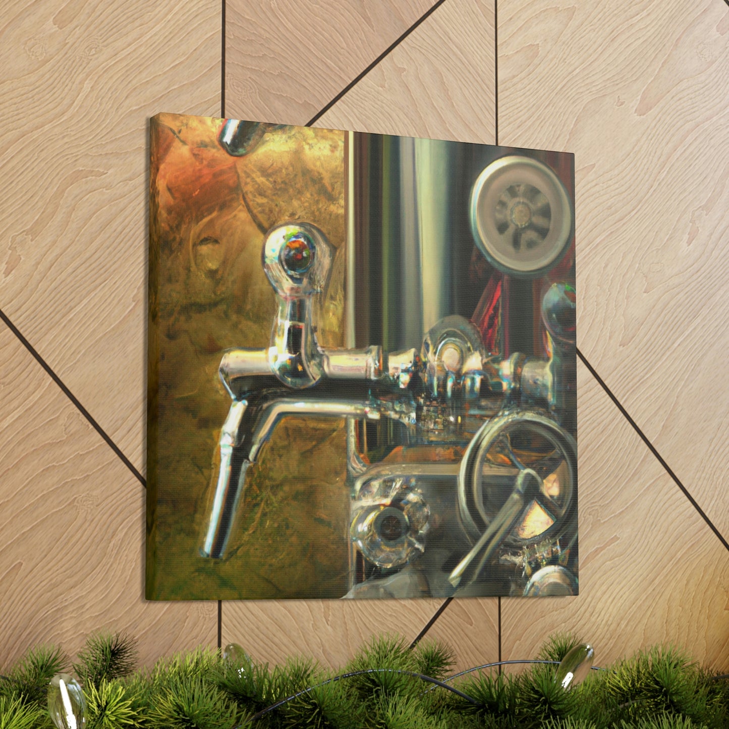 "Tap At The Bar" - Canvas