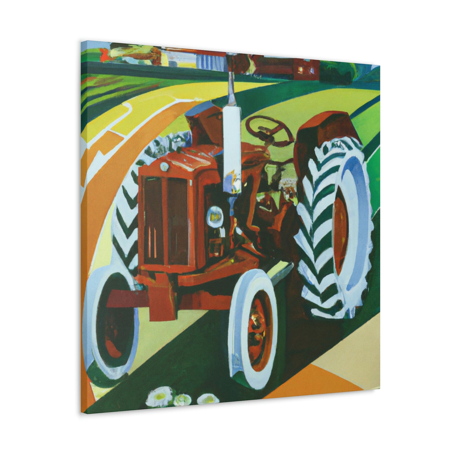 "Tractor of the Fields" - Canvas