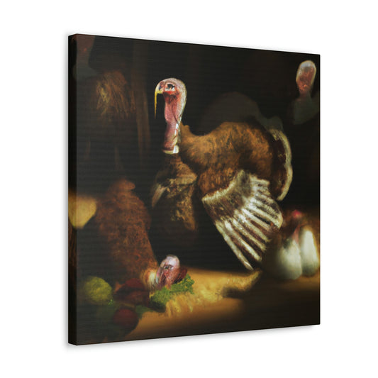 "The Wild Turkey Landscape" - Canvas