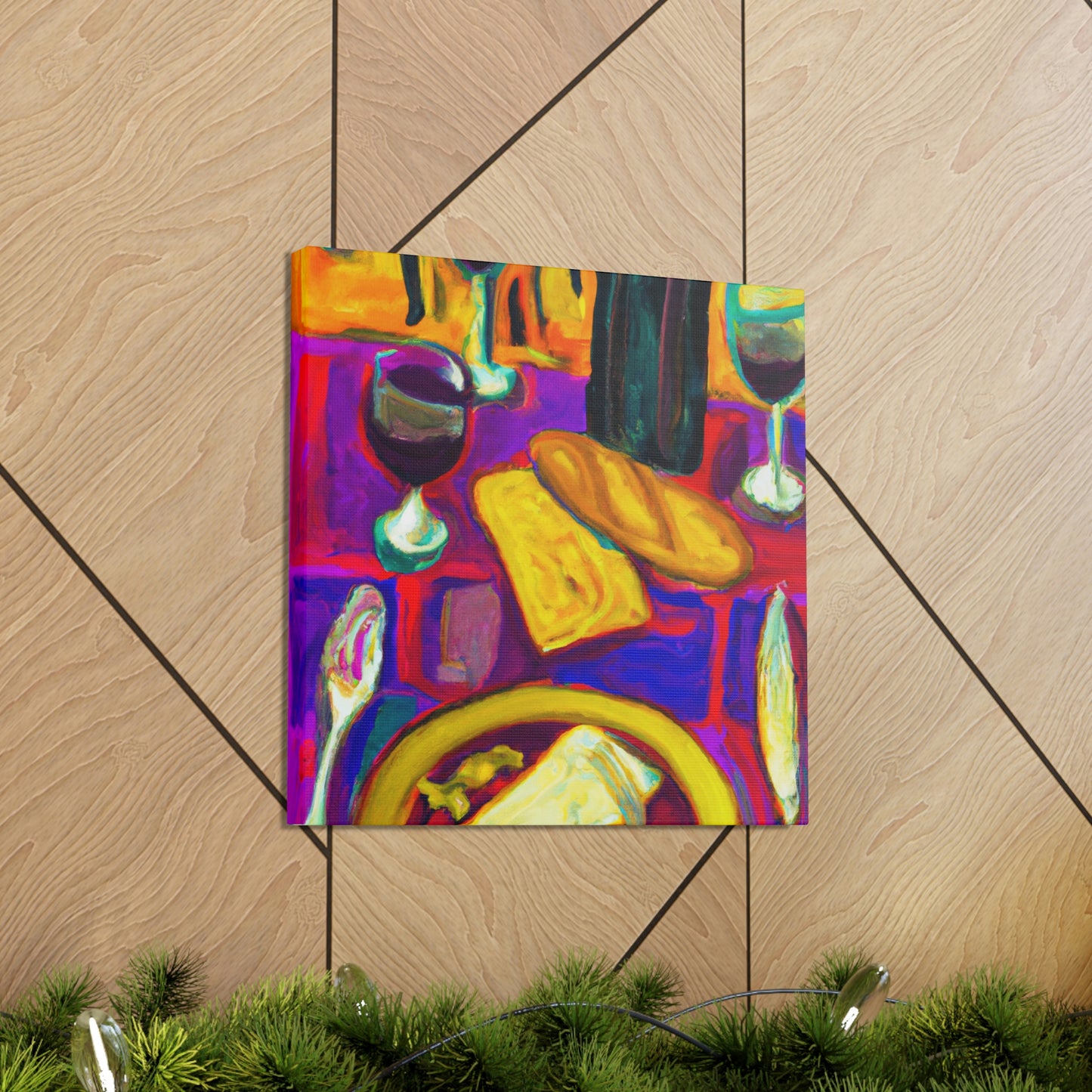 "Fauvism Dinner Delight" - Canvas