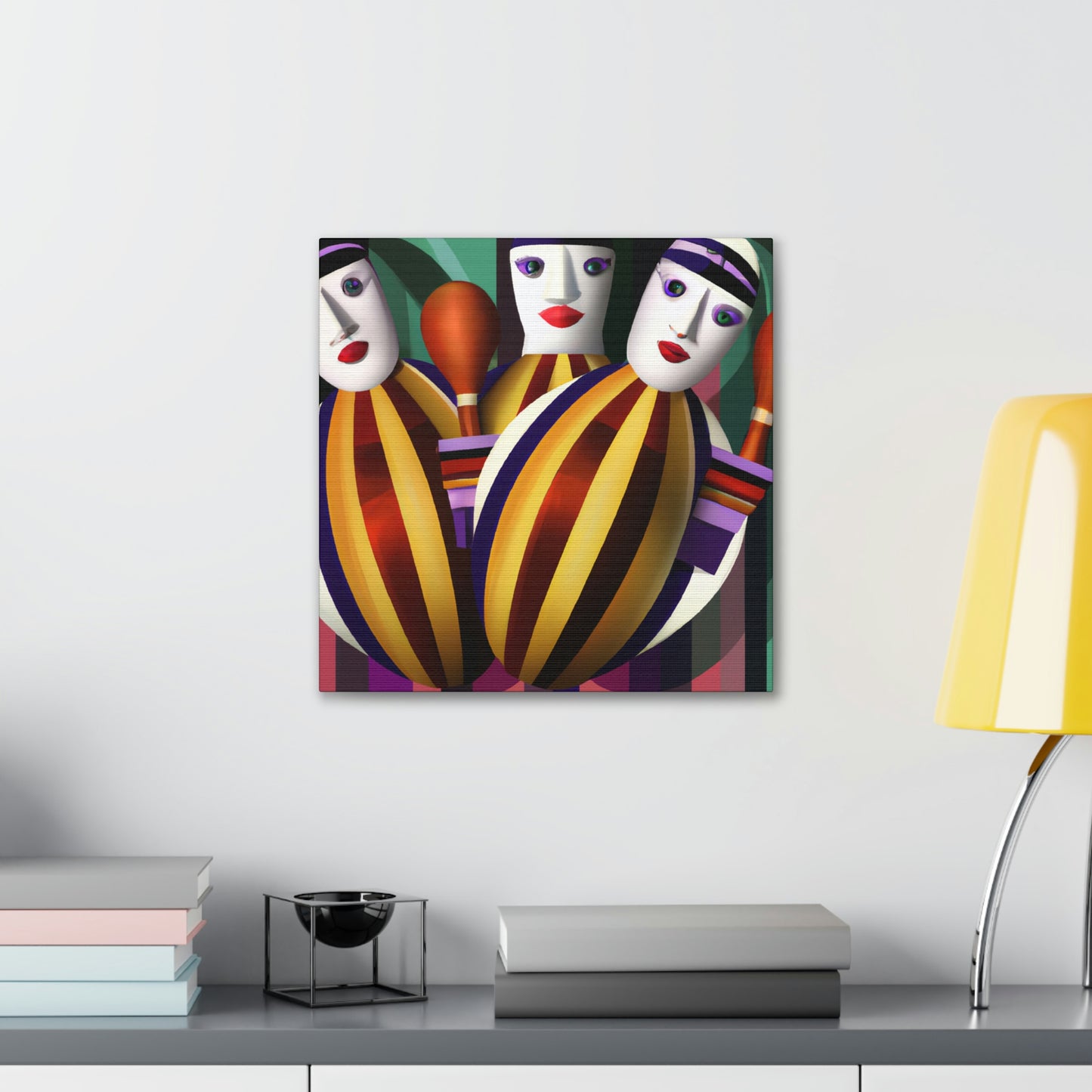 "Twirling Maracas Symphony" - Canvas