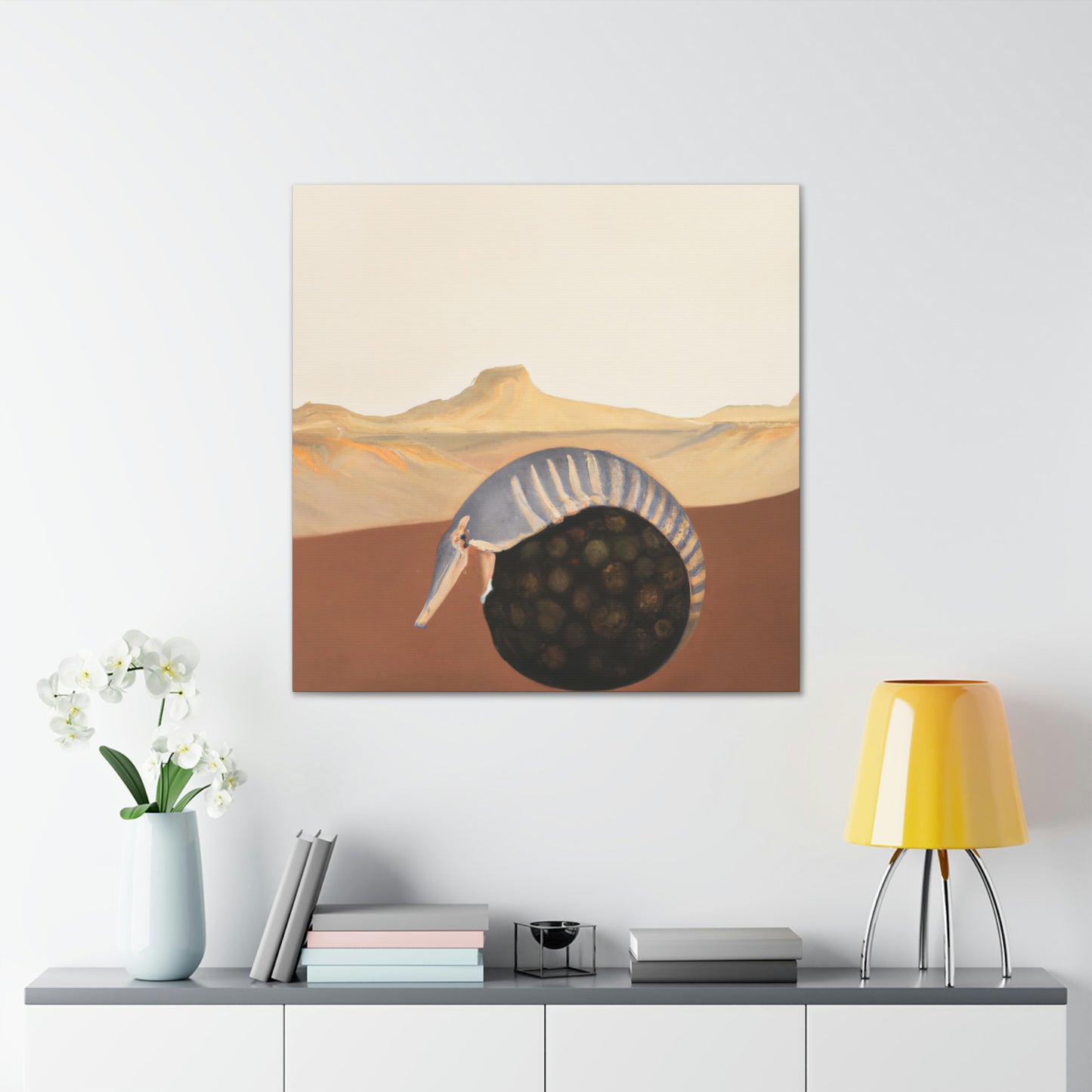 "Armoured Armadillo Art" - Canvas