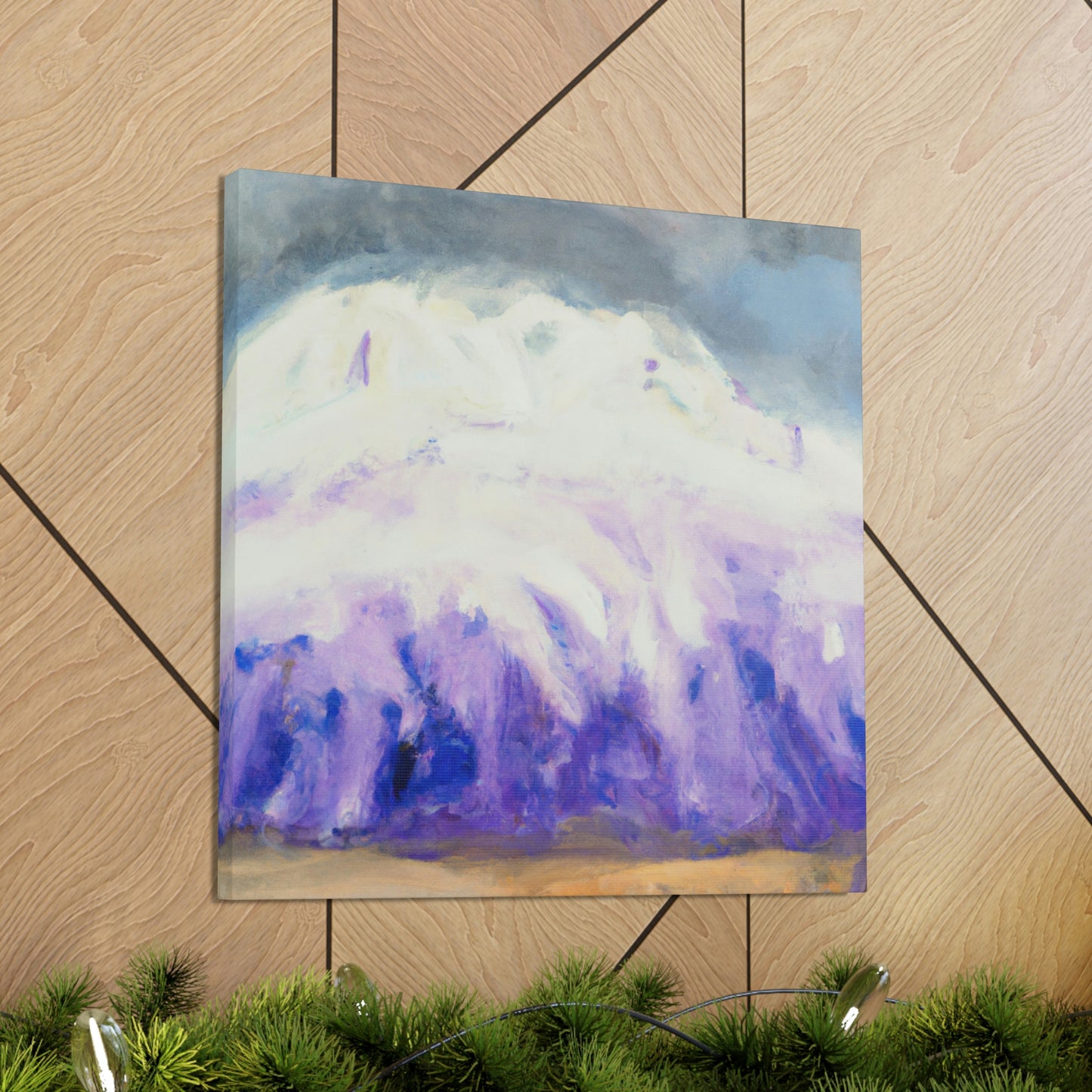 "Snowy Mountain Majesty" - Canvas