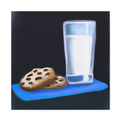 "Comforting Milk & Cookies" - Canvas