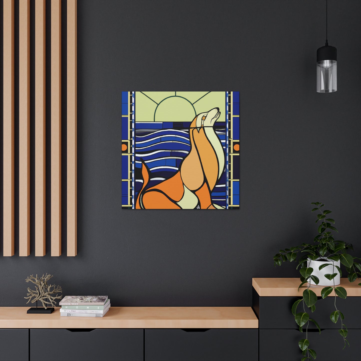 Luminous Sea Lion Glow - Canvas