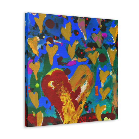 Lovely Hearts Above - Canvas