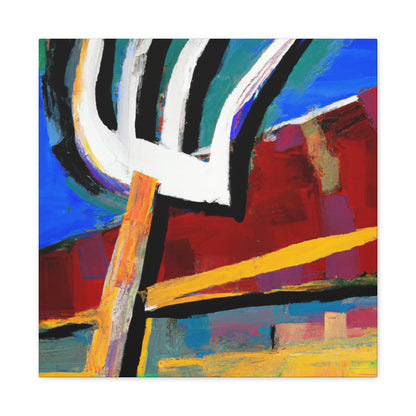 Pitchfork in Moonlight - Canvas