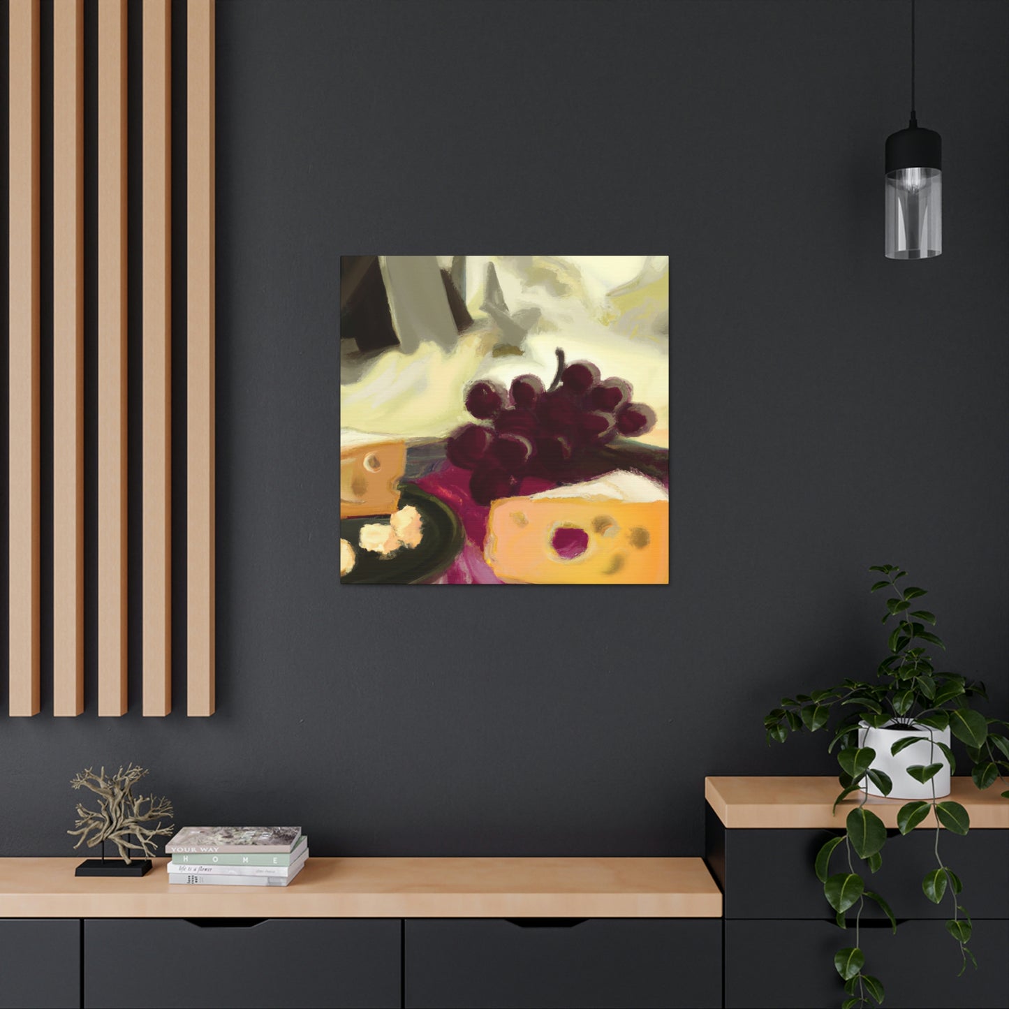 Cheese and Grapes Dream - Canvas