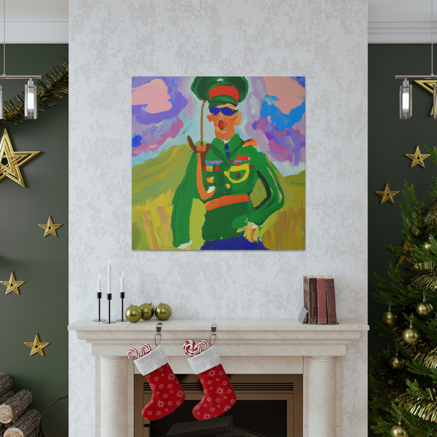 "Artilleryman in Fauvism" - Canvas