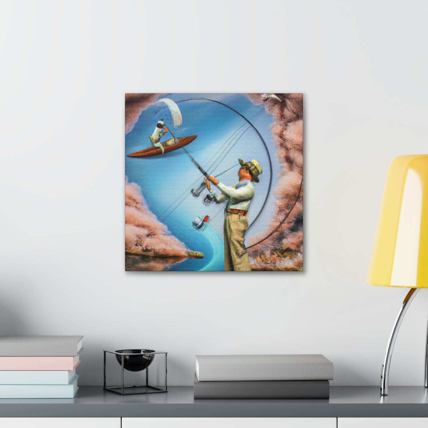 "Fly Fishing Fantasy Dream" - Canvas