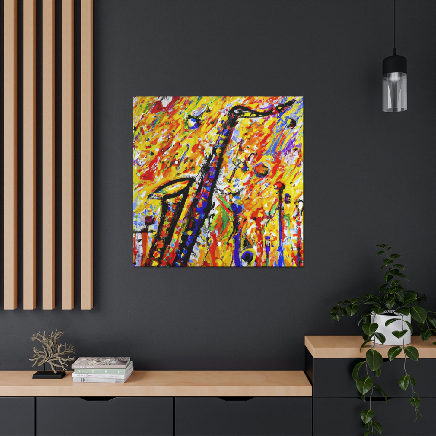 "Harmony of the Clarinet" - Canvas