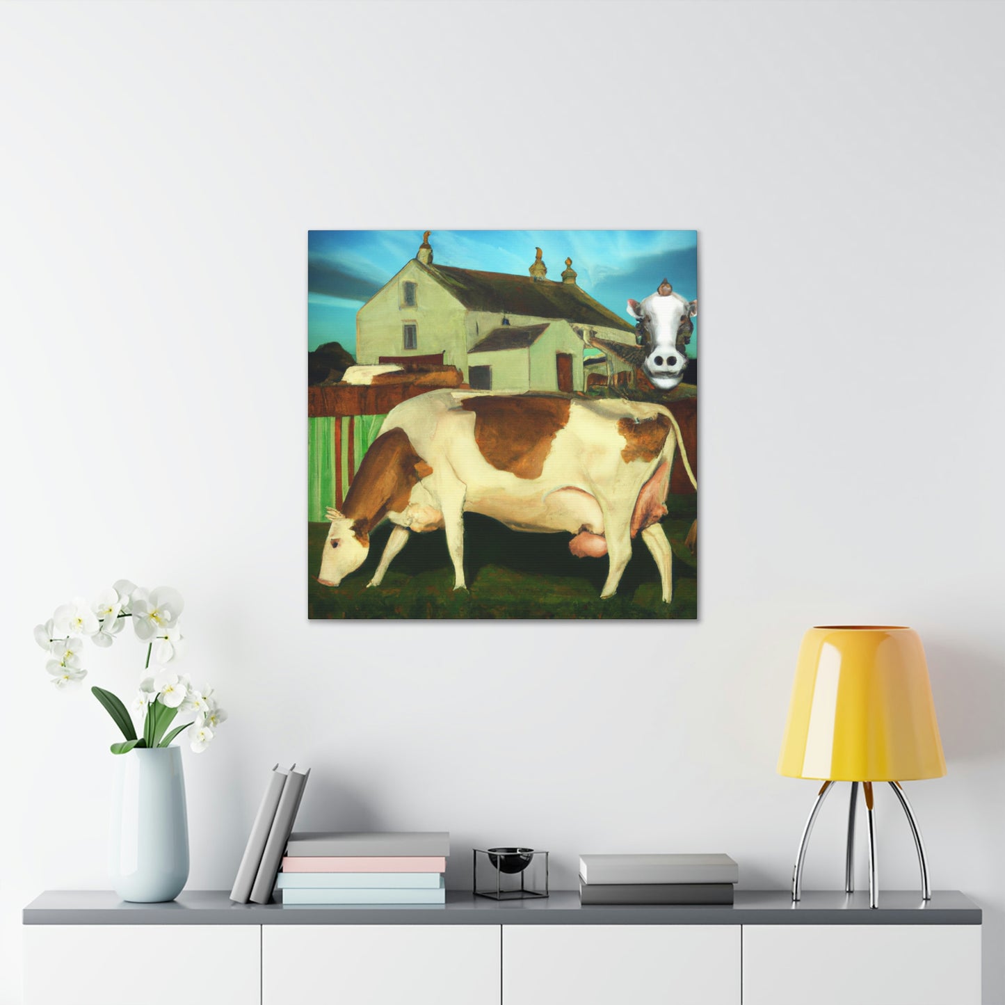 "Cow on the Pasture" - Canvas