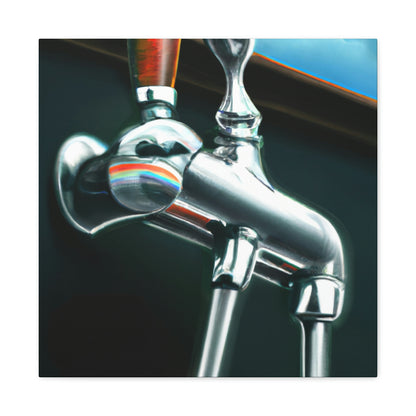 Bar Tap, Hyperrealism - Canvas