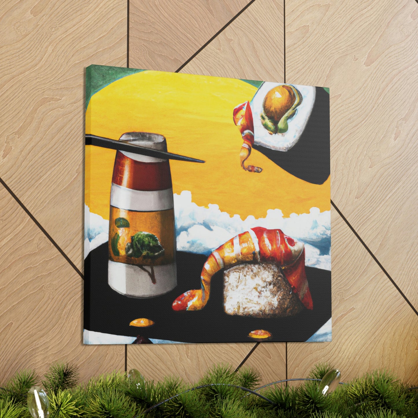 "Sushi in Surrealism" - Canvas