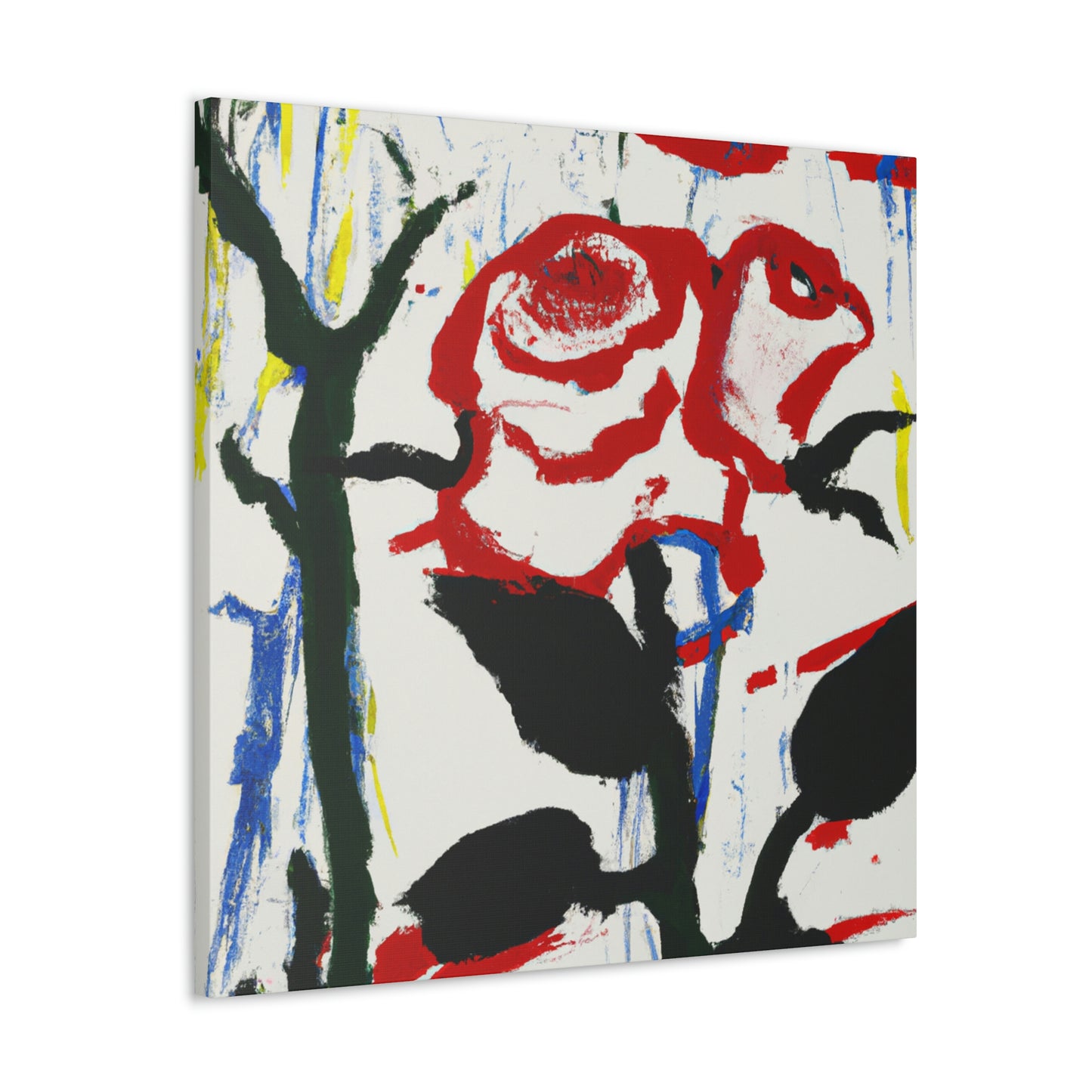 "Rose in Expressionism" - Canvas