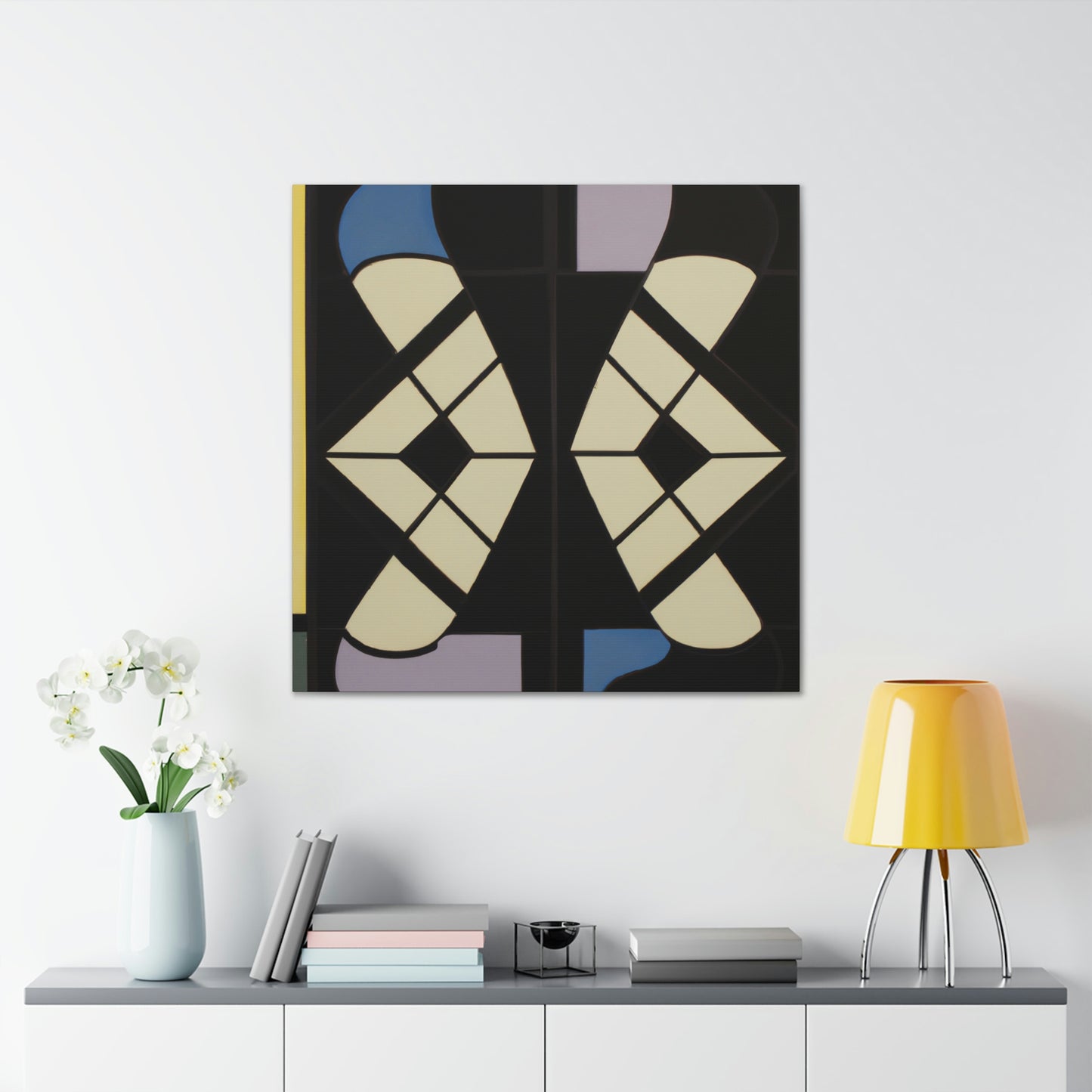 "Booted Art Deco Dance" - Canvas