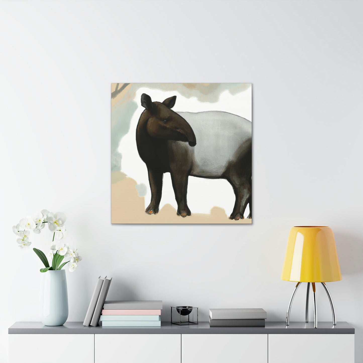 Malayan Tapir Dreaming - Canvas