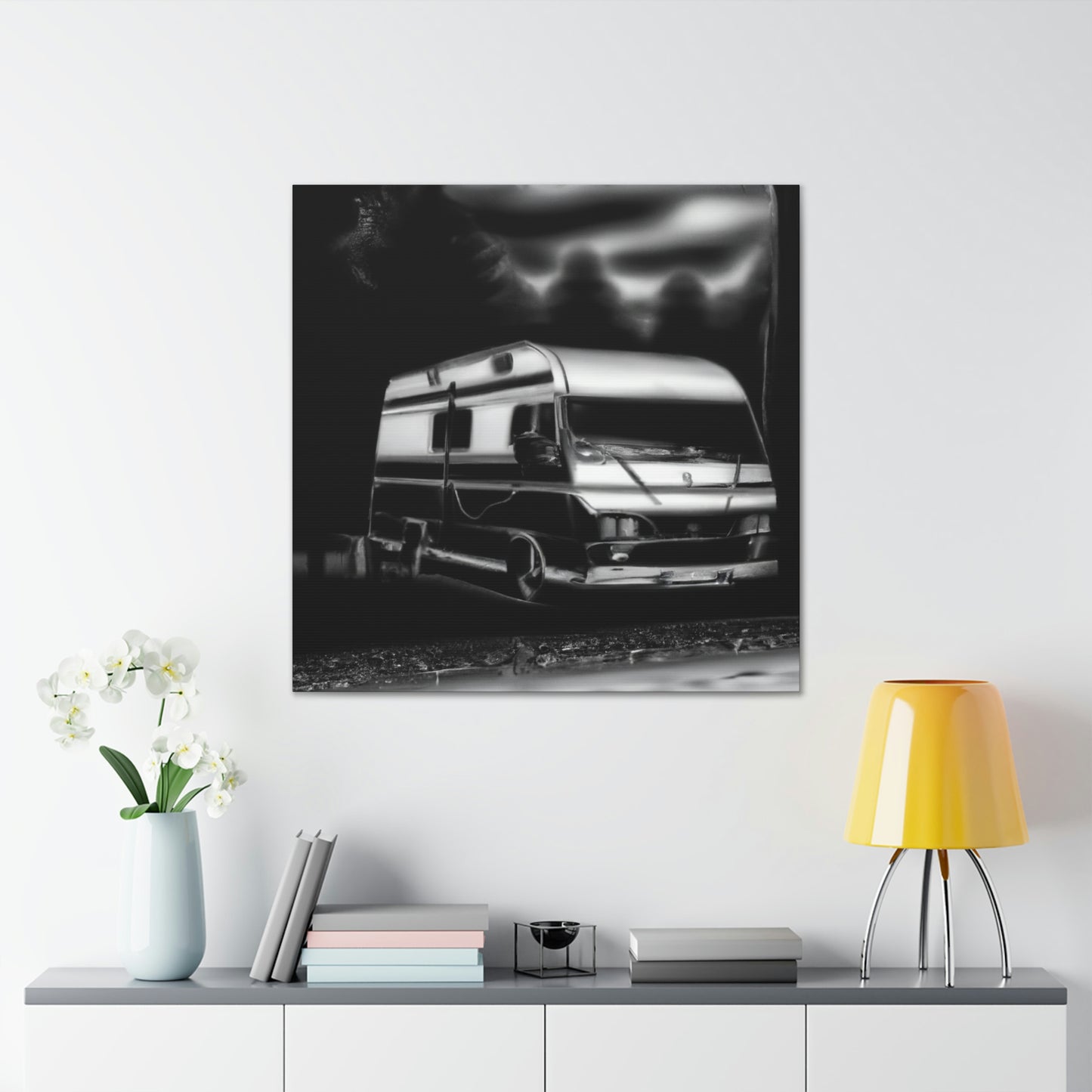 "Vanning in Art Deco". - Canvas